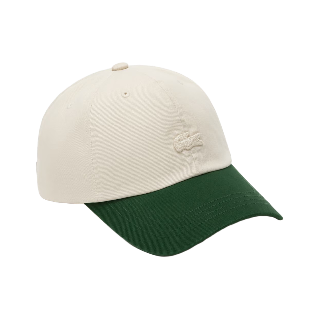 RK209E-56G-132 Lacoste Washed Basic Color Croc Ball Cap Green