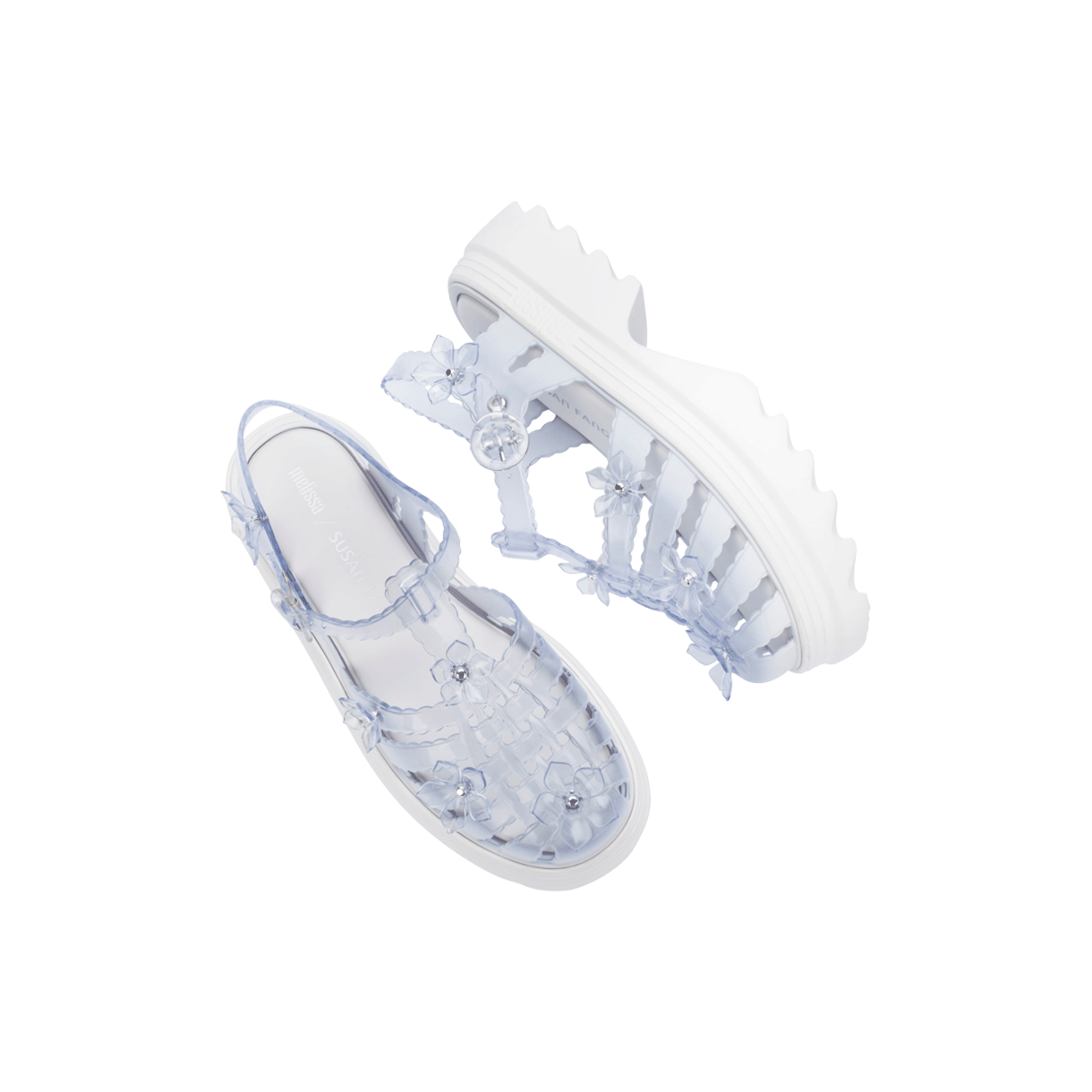 멜리사 x 수잔 팡 우먼 사쿠라 포제션 플랫폼 화이트 클리어 - 26SS(Melissa x Susan Fang Women Sakura Possession Platform White Clear - 26SS) - 5