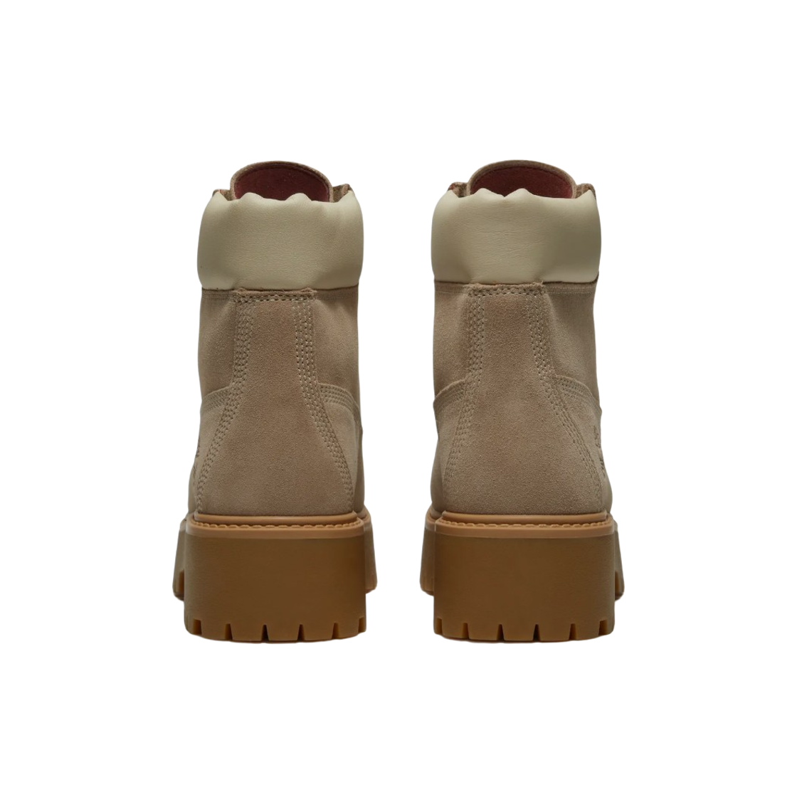 (W) 팀버랜드 스톤 스트릿 6인치 워터프루프 플랫폼 부츠 토프 스웨이드((W) Timberland Stone Street 6 Inch Waterproof Platform Boot Taupe Suede) - 3