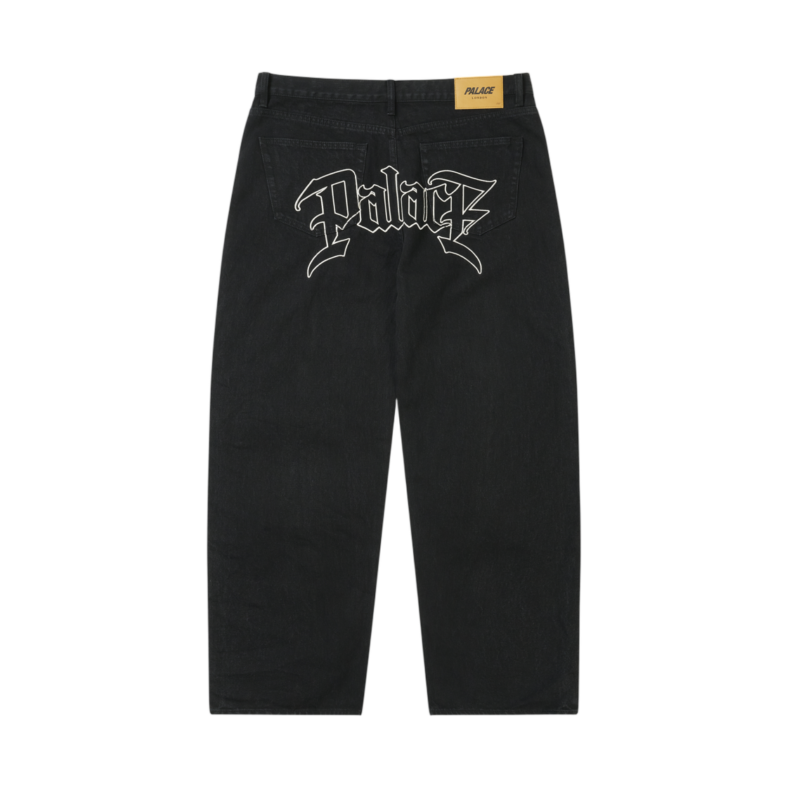 팔라스 르 스크립트 P90 배기 진 블랙 - 26SS(Palace Le Script P90 Baggy Jean Black - 26SS) - 2