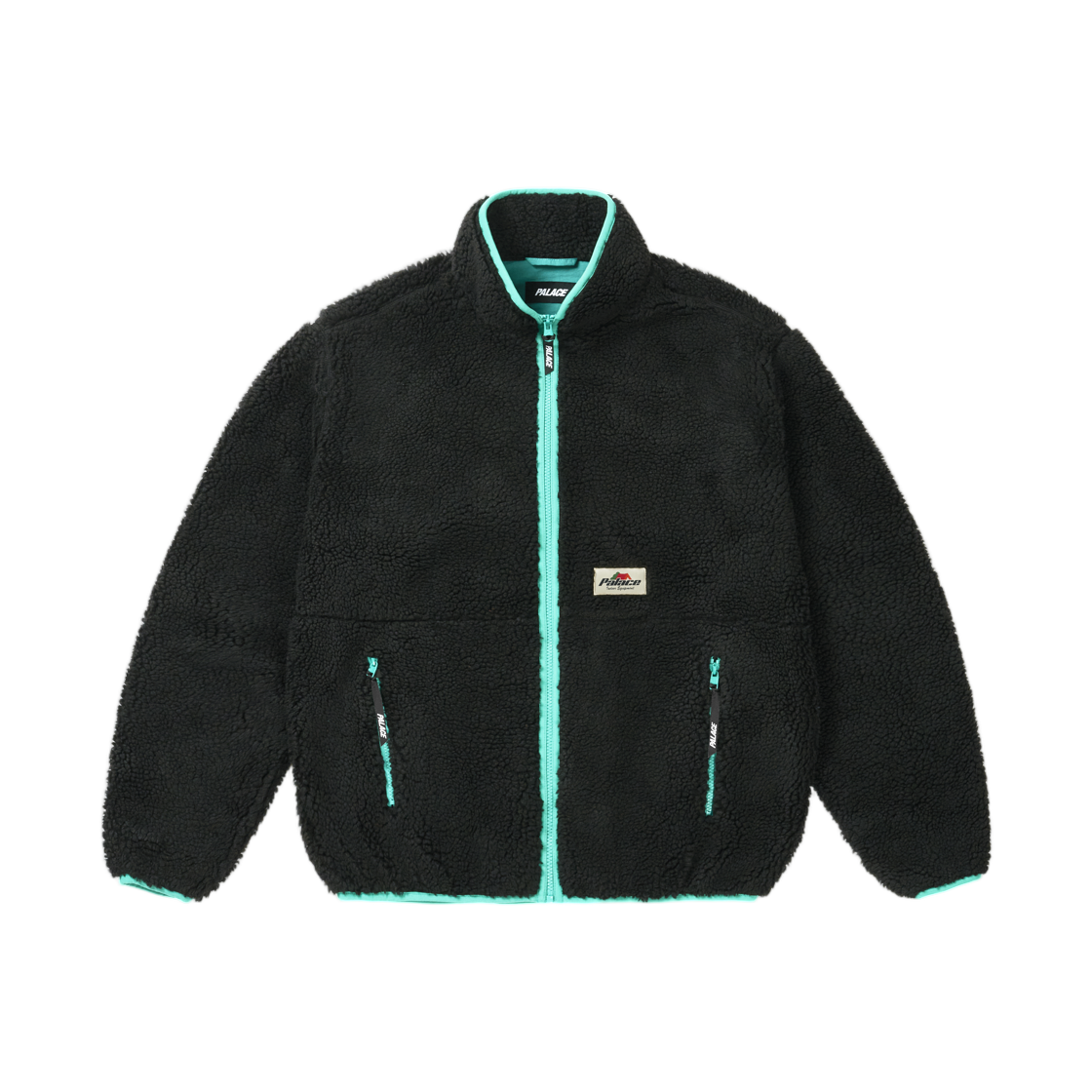 - Palace Indoor Funnel Fleece Black - 26SS