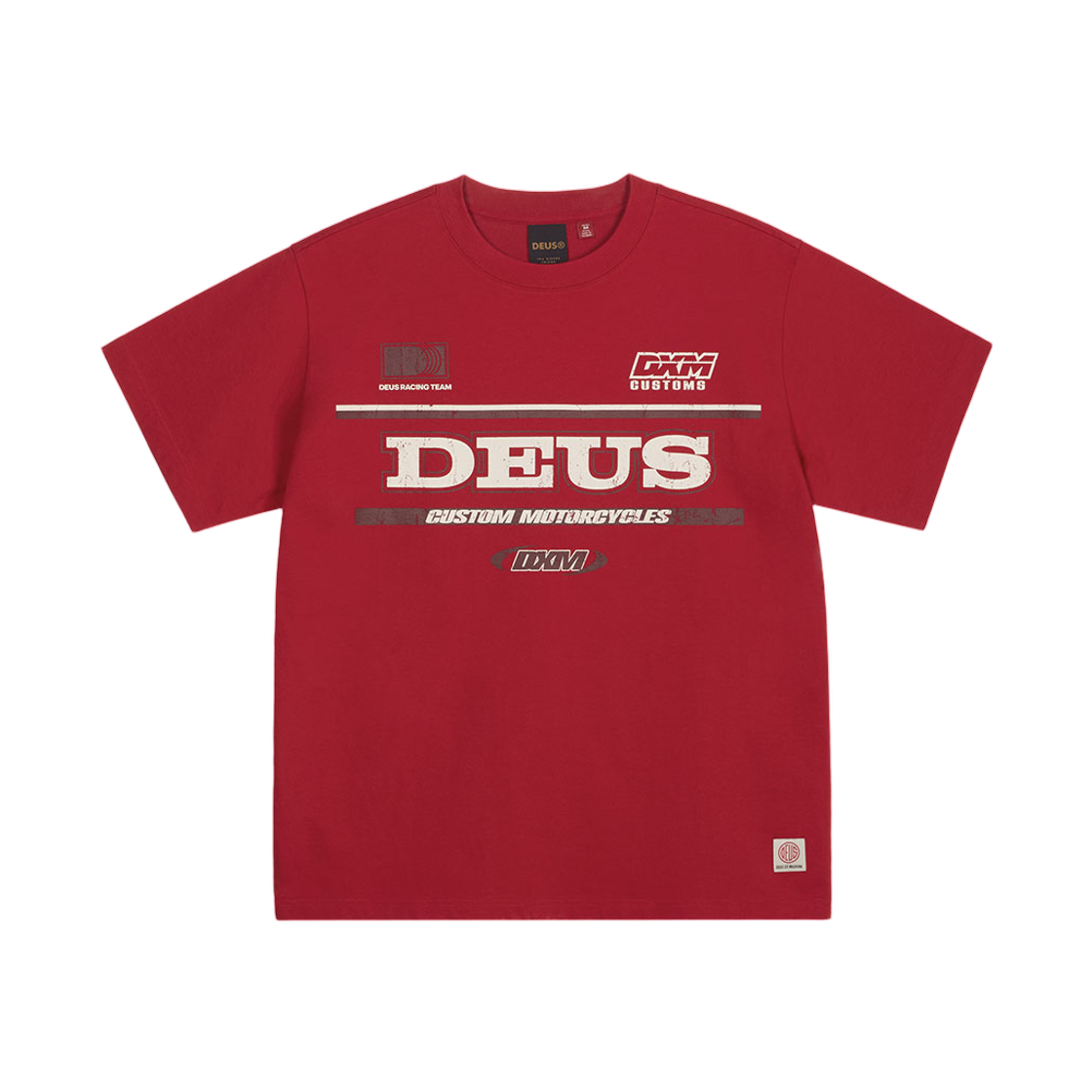 D26UTS280-020 Deus Ex Machina Enduro Moto T-Shirt Red