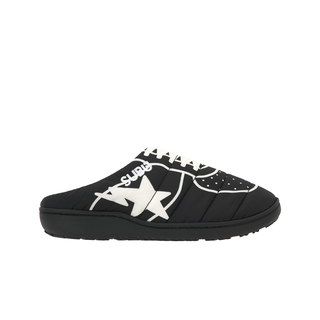 스부 x 베이프 퍼퍼 샌들 블랙(Subu x BAPE Puffer Sandals Black)