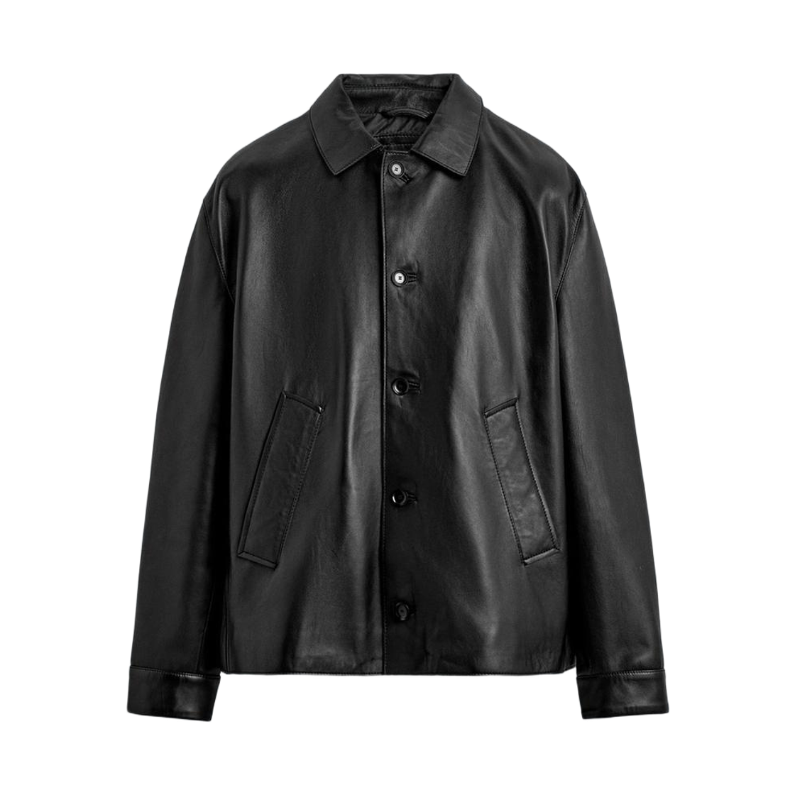 자라 나파 레더 자켓 블랙(Zara Nappa Leather Jacket Black) - 1