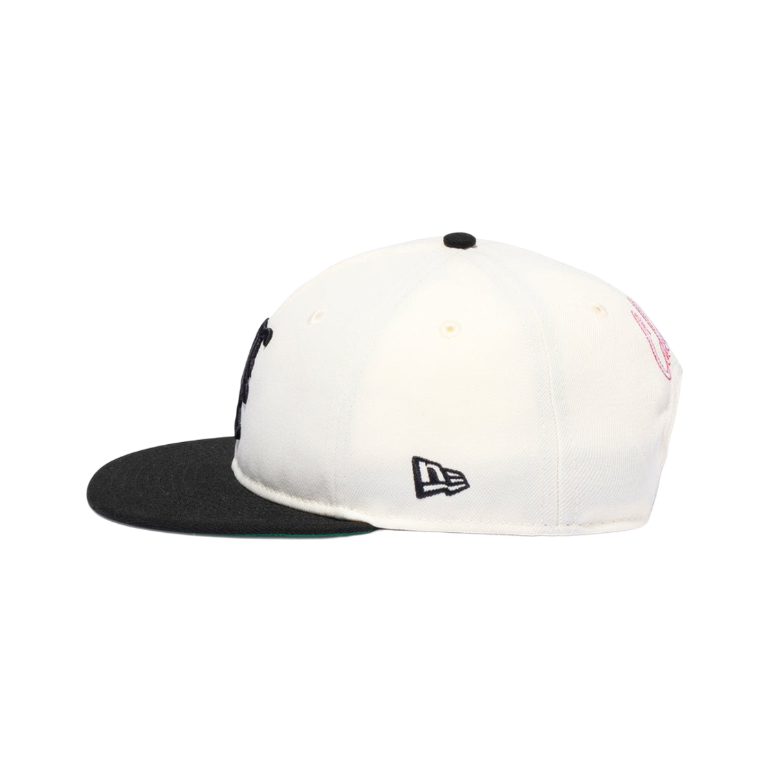 뉴에라 MLB x 세인트 마이클 레트로 크라운 9피프티 바이저 크롬 블랙(New Era MLB x Saint Mxxxxxx Retro Crown 9Fifty Visor Chrome Black) - 3