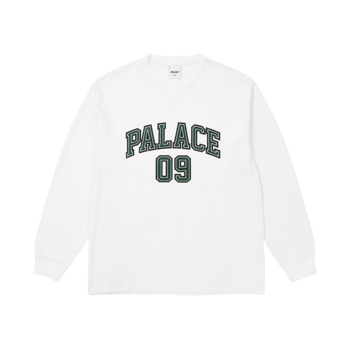 팔라스 09 팔라스 롱슬리브 화이트 - 26SS | Palace | KREAM