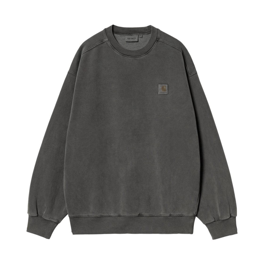 I029522-87-GD Carhartt WIP Vista Sweatshirt Graphite Garment Dyed