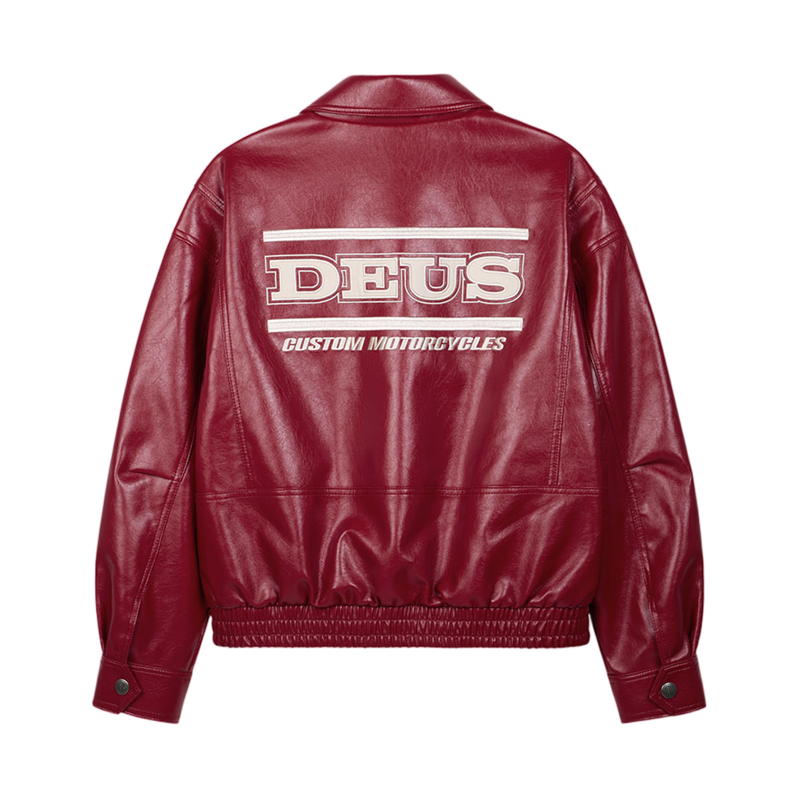 (W) 데우스 엑스 마키나 엔듀로 레더 자켓 레드((W) Deus Ex Machina Enduro Leather Jacket Red) - 2