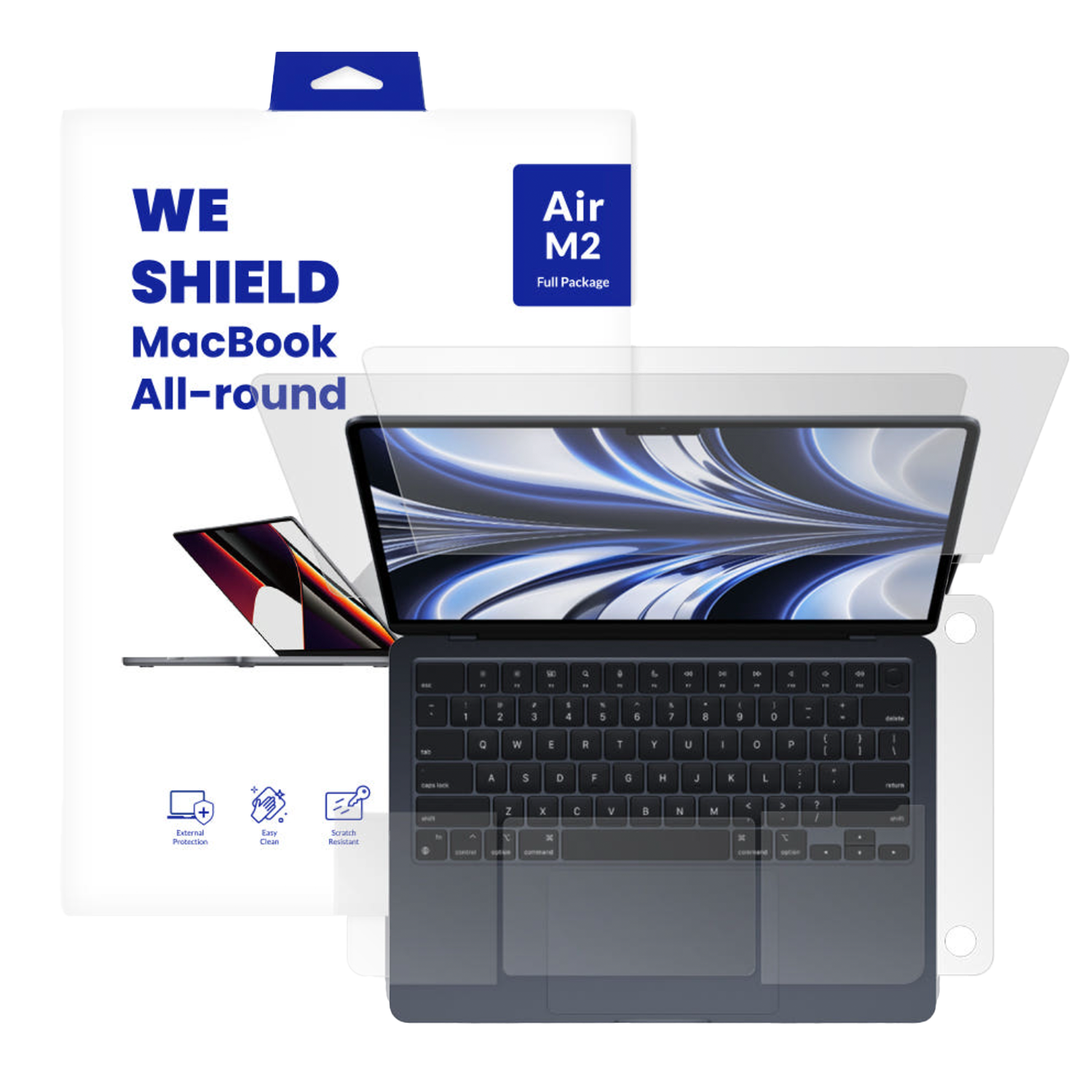 TW-SP04-MA13M2 Tanglewood Protection Film Full Package MacBook Air 13(M2)