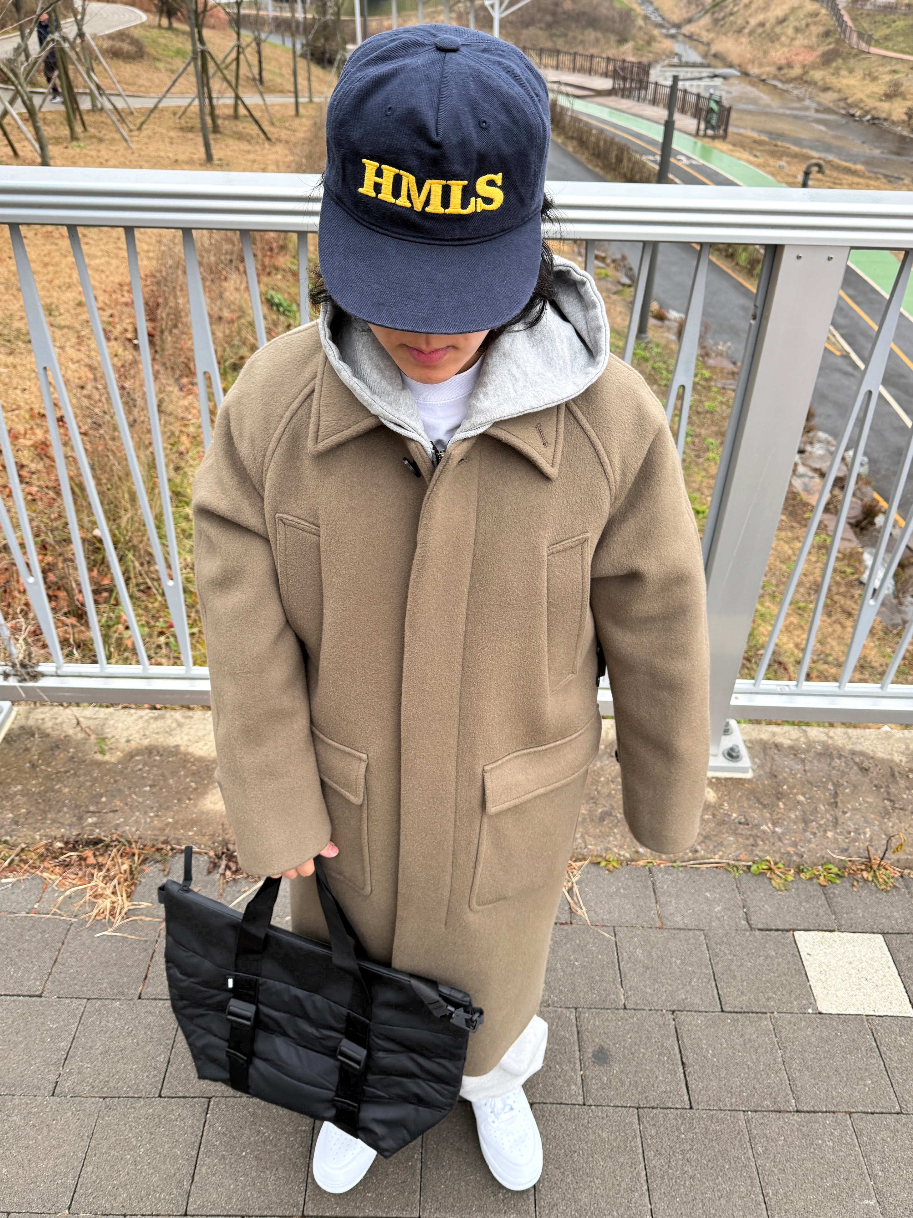 Nike x Supreme Air Force 1 Mid White, Hommless HMLS  Vintage 5 Panel Hat Navy 착용 스타일 - 8