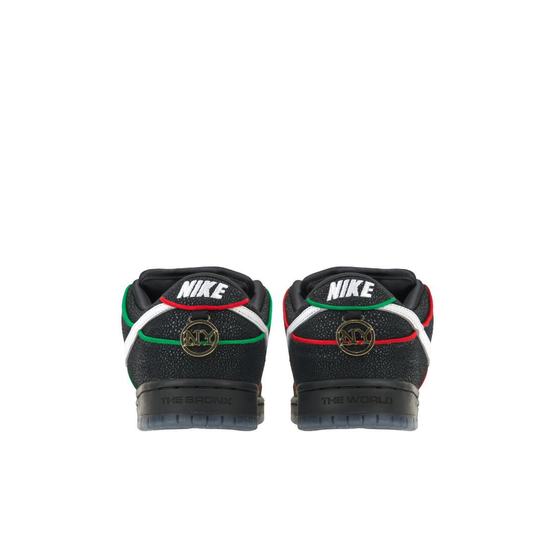 나이키 x 브롱크스 걸스 스케이트 SB 덩크 로우 블랙 앤 챌린지 레드(Nike x Bronx Girls Skate SB Dunk Low Black and Challenge Red) - 6
