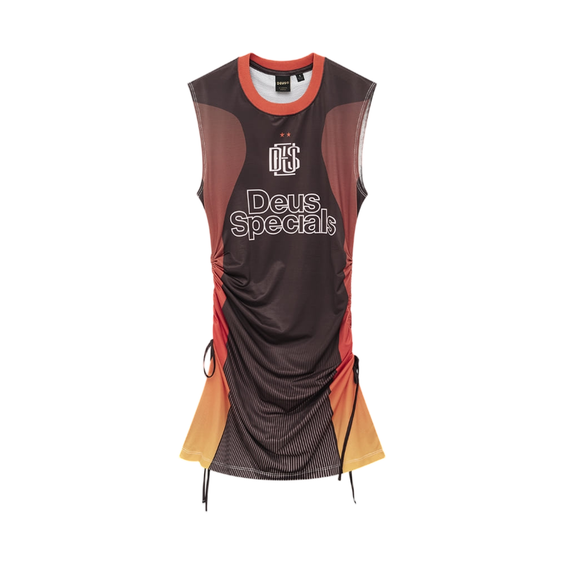 (W) 데우스 엑스 마키나 드 쏠레이 모토 드레스 브라운((W) Deus Ex Machina De Soleil Moto Dress Brown) - 1