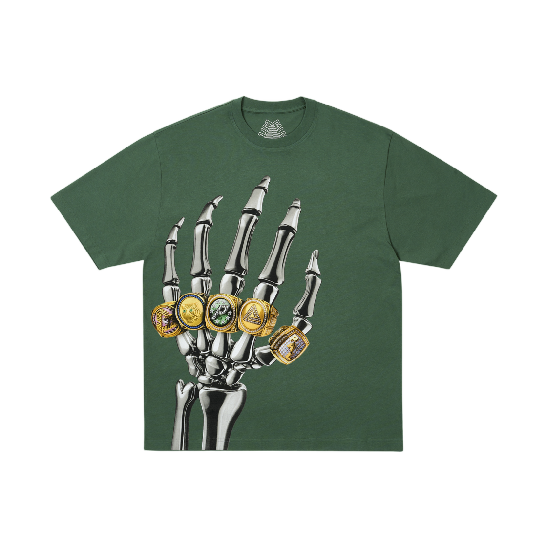 - Palace Mechanical Champion T-Shirt Racey Green - 26SS