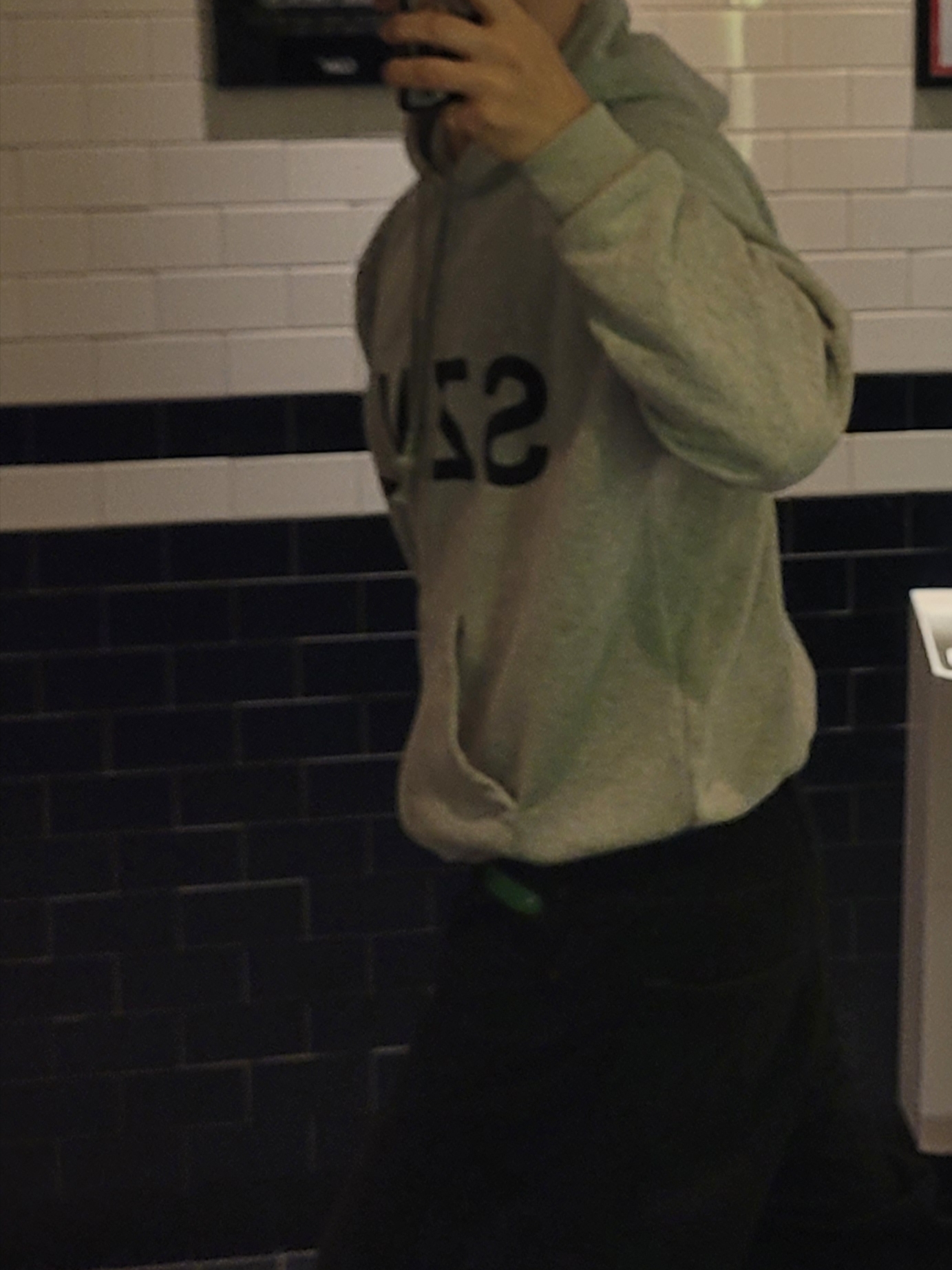 Aftermath Atm Logo Ball Cap Black, Yeezy HD-10 Grey - Korea Limited 착용 스타일 - 5