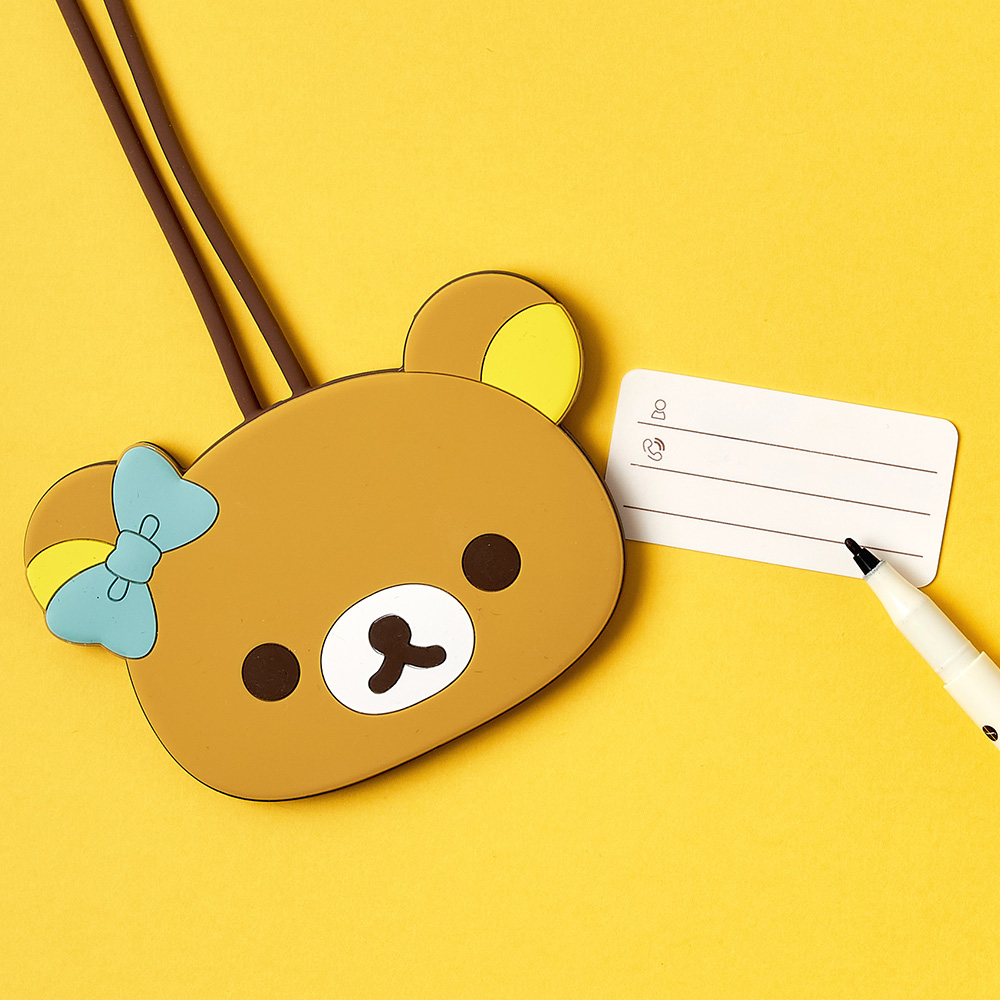 대원미디어 리락쿠마 여행 러기지택 캐리어 네임택 코리락쿠마(Daewonmedia Rilakkuma Luggage Tag Carrier Name Tag Korilakkuma) - 3