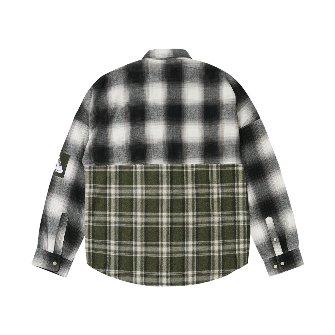 팔라스 패치 플란넬 셔츠 그린 - 26SS(Palace Patchy Flannel Shirt Green - 26SS) - 2