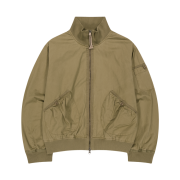 COYSEIO Dusty Cotton Bomber Jacket Beige