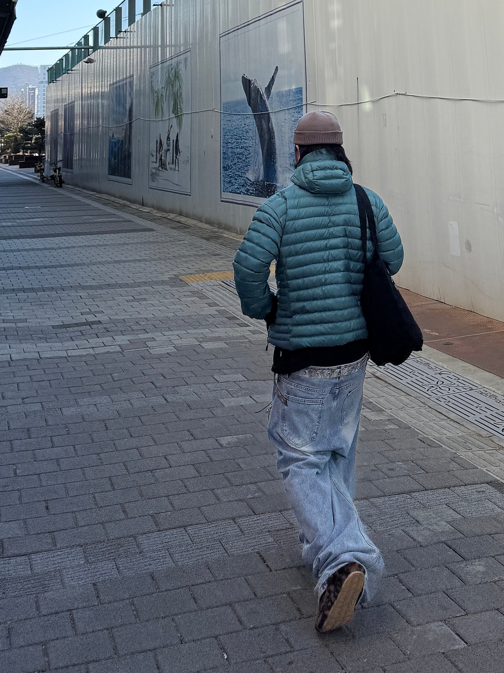 ferker Tico Leopard, Rab Microlight Alpine Jacket Sage 착용 스타일 - 4
