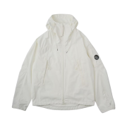 C.P. Company Pro-Tek Hooded Lens Jacket Gauze White - 26SS