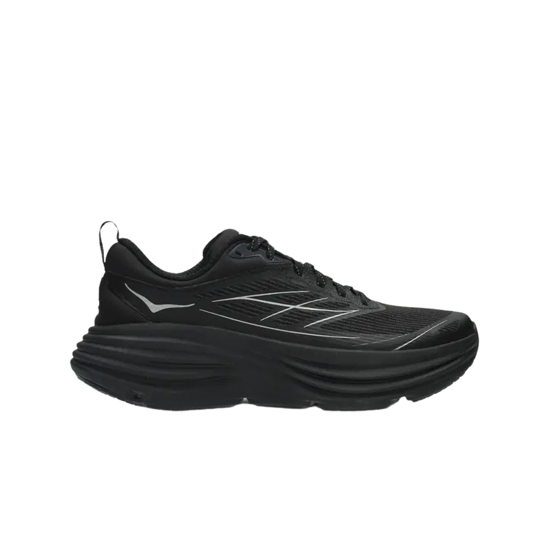 호카 본디 8 TS 케이지 블랙 실버(Hoka Bondi 8 TS Caged Black Silver) - 1