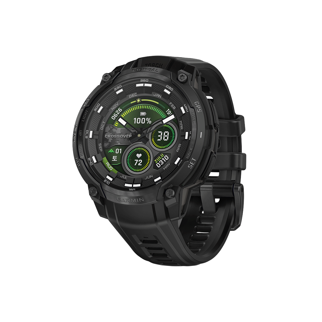0100339842 Garmin Instinct Crossover AMOLED Tactical Black