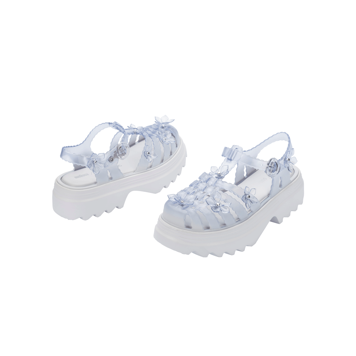 멜리사 x 수잔 팡 우먼 사쿠라 포제션 플랫폼 화이트 클리어 - 26SS(Melissa x Susan Fang Women Sakura Possession Platform White Clear - 26SS) - 4