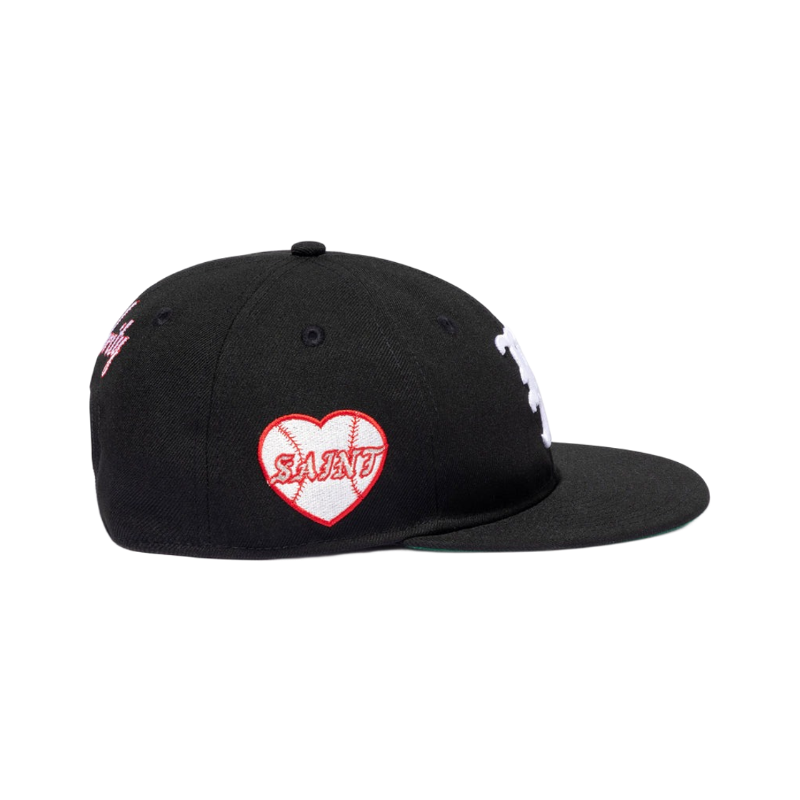 뉴에라 MLB x 세인트 마이클 레트로 크라운 9피프티 바이저 블랙(New Era MLB x Saint Mxxxxxx Retro Crown 9Fifty Visor Black) - 4