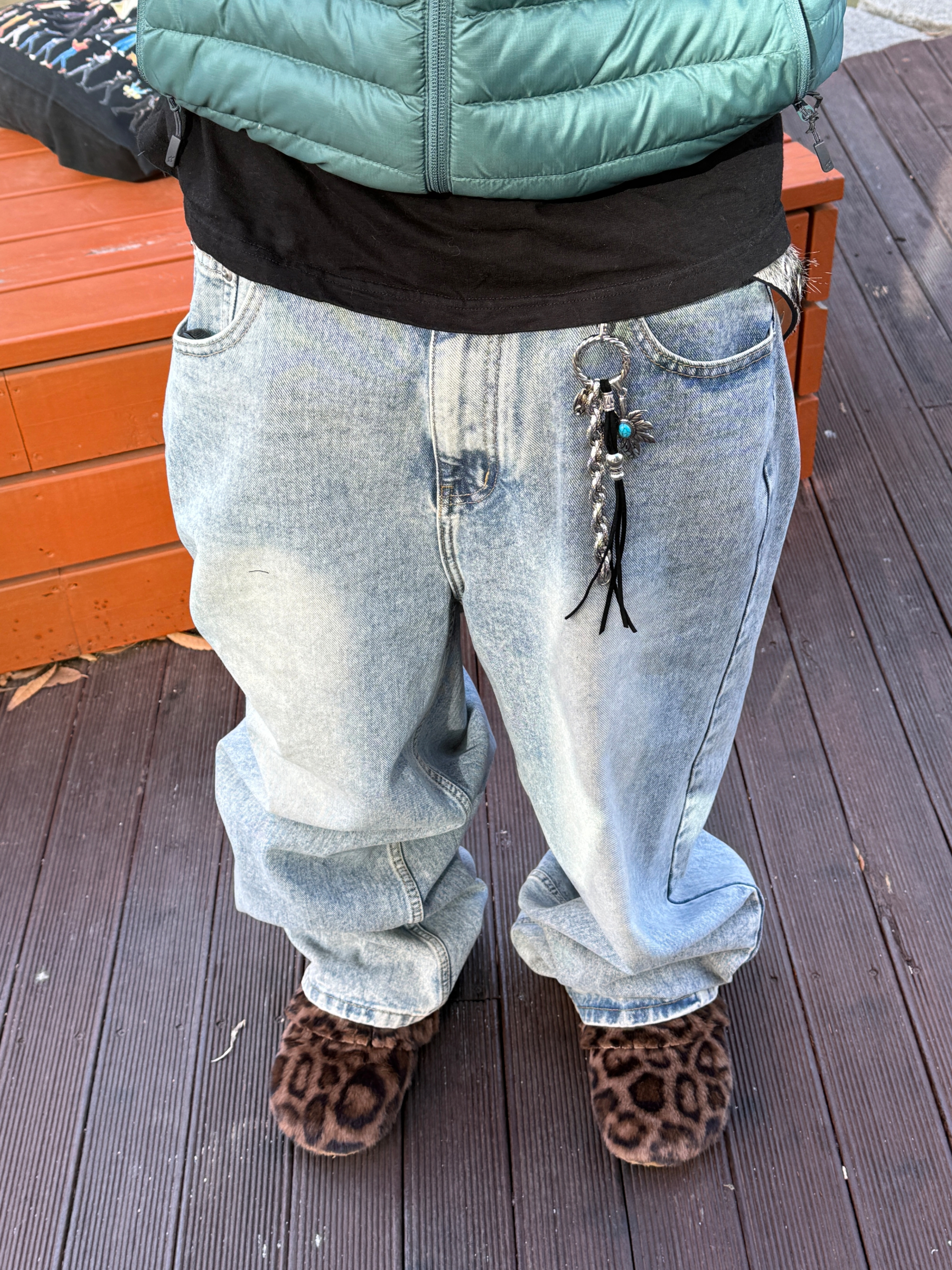 ferker Tico Leopard, Rab Microlight Alpine Jacket Sage 착용 스타일 - 7