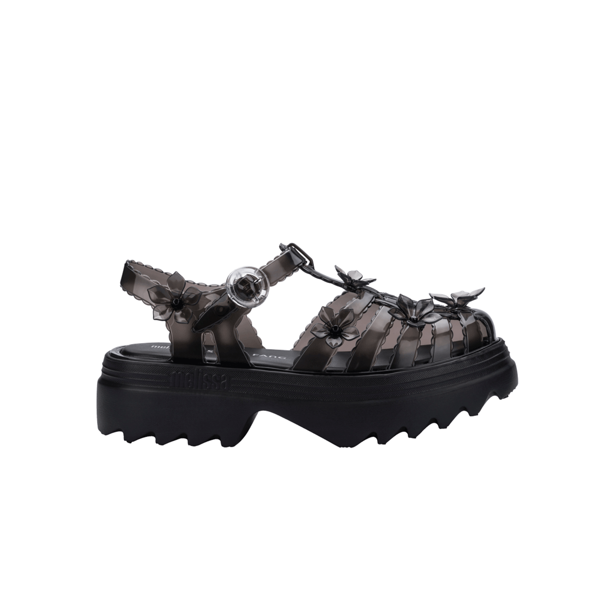 멜리사 x 수잔 팡 우먼 사쿠라 포제션 플랫폼 블랙 클리어 블랙 - 26SS(Melissa x Susan Fang Women Sakura Possession Platform Black Clear Black - 26SS)