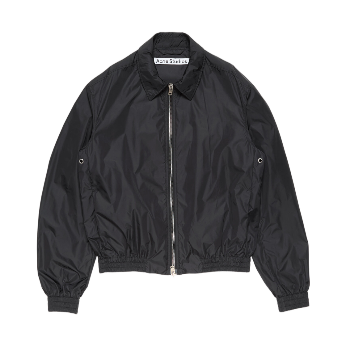 B90866-900 Acne Studios Logo Technical Jacket Black