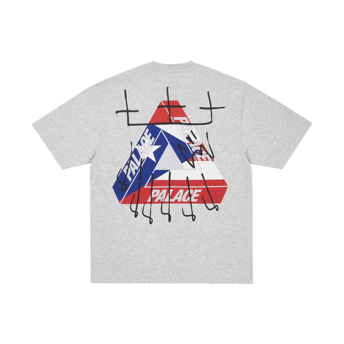 팔라스 킹 트라이 티셔츠 그레이 말 - 26SS