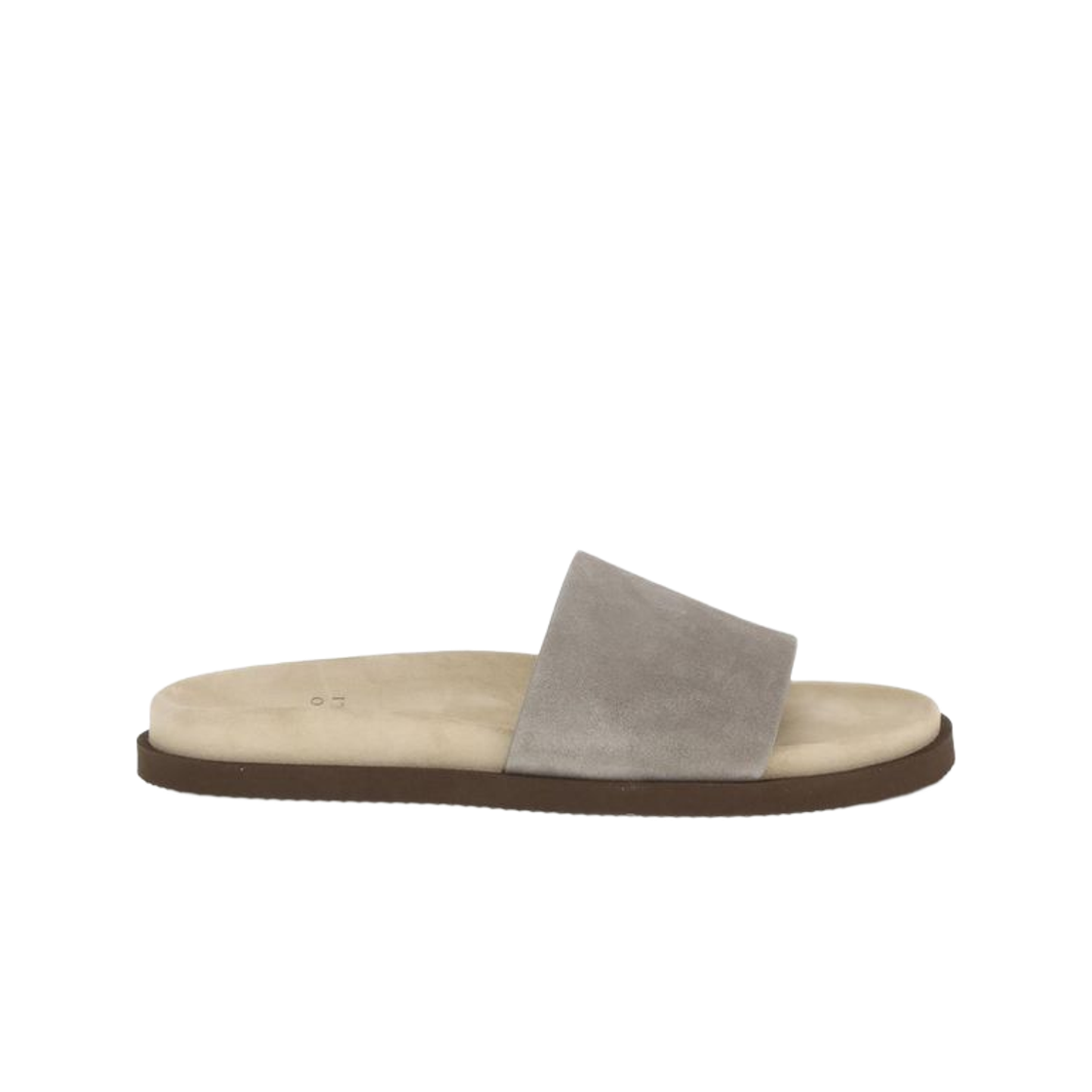 브루넬로 쿠치넬리 스웨이드 슬라이드 그레이(Brunello Cucinelli Suede Slide Grey)