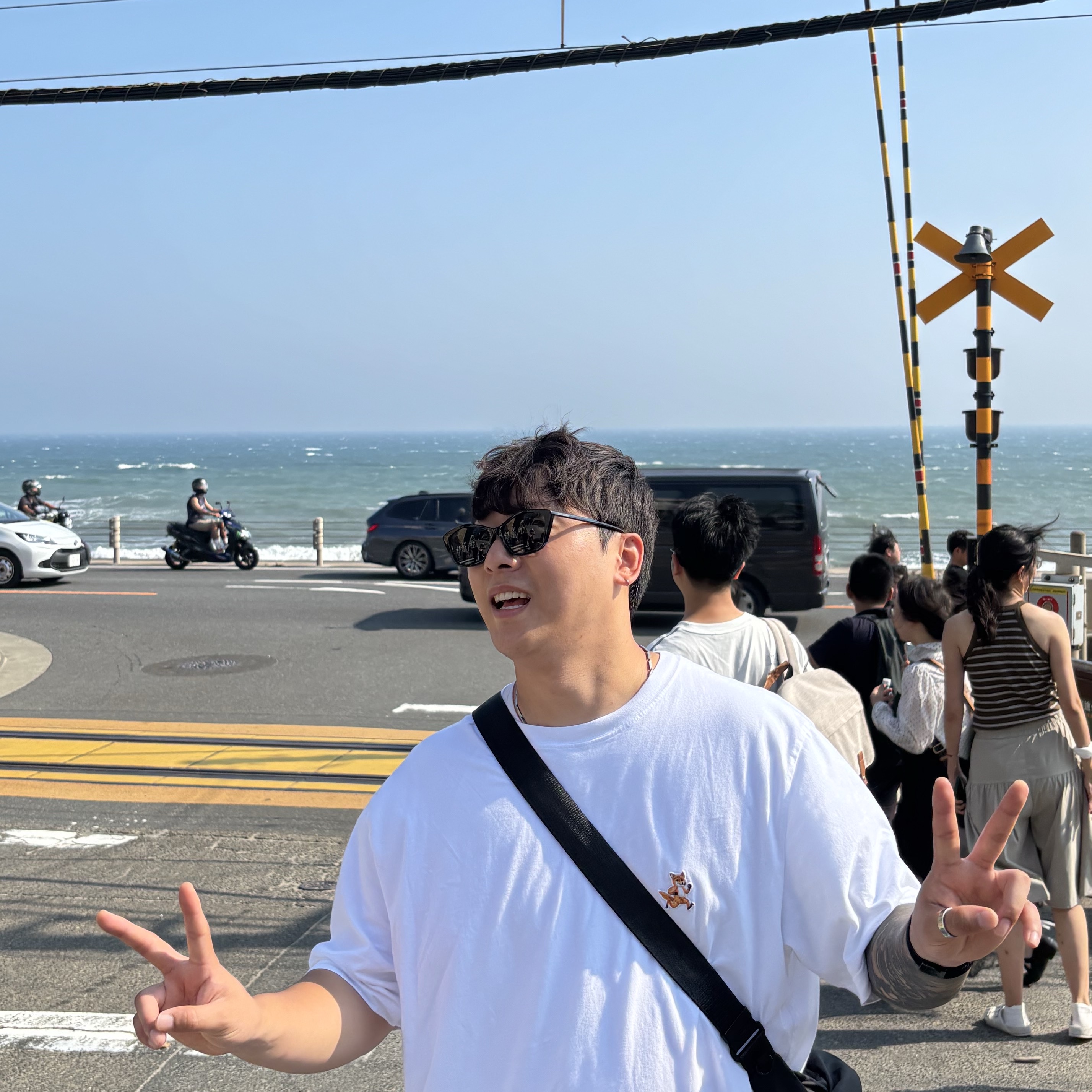Saint Laurent SL 782/K Sunglasses Black 착용 스타일