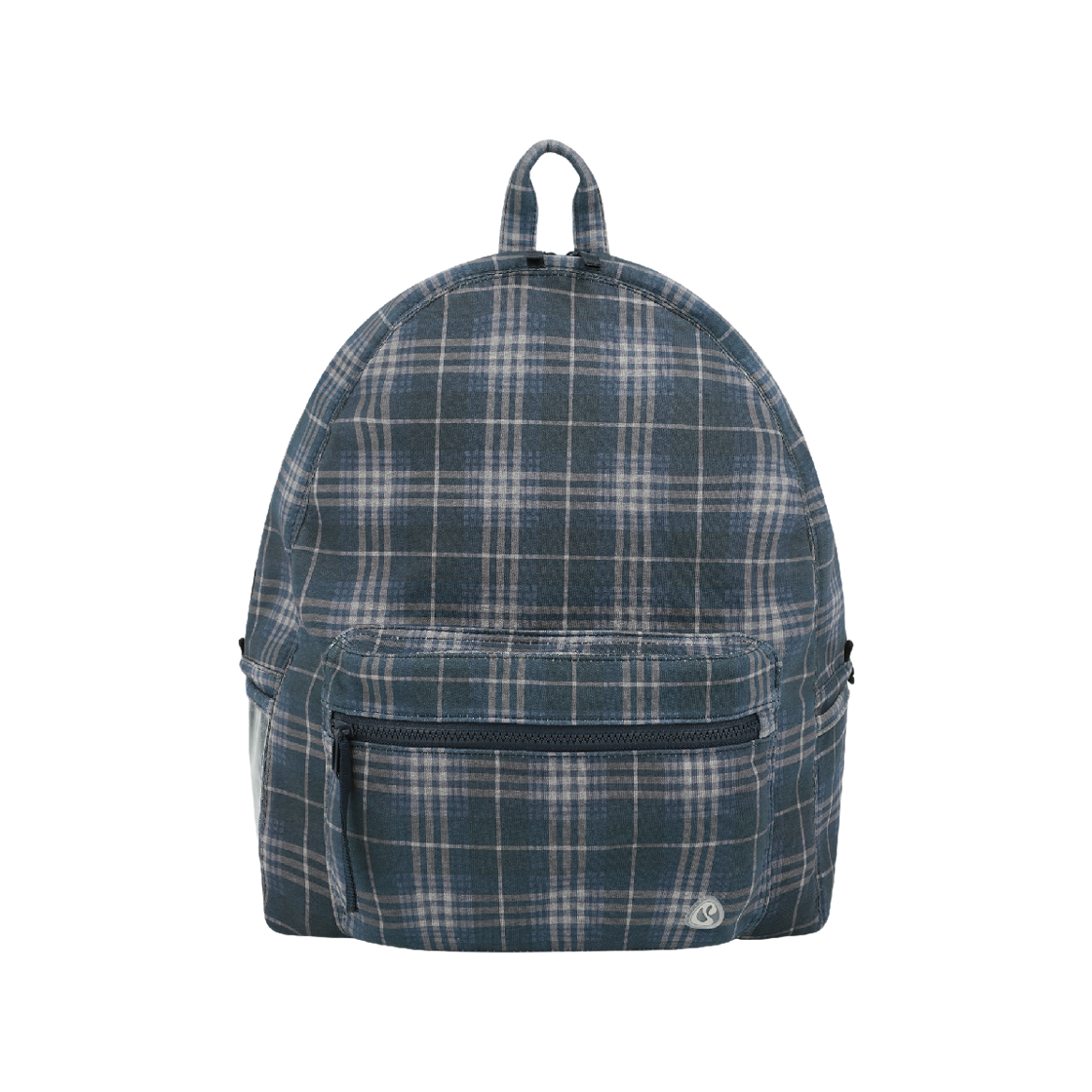 코이세이오 청키 스웻 체크 백팩 네이비(COYSEIO Chunky Sweat Check Backpack Navy)