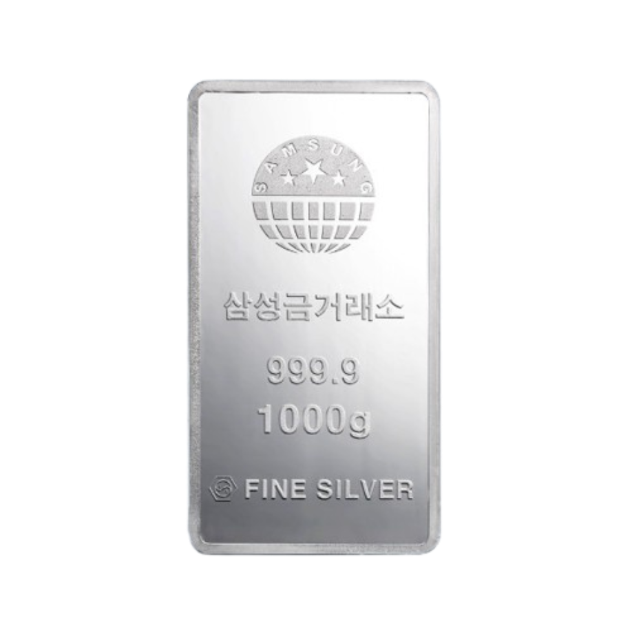 - Silver The Three Major Hallmarks Silver Bar 999.9 1000g (Random Design)