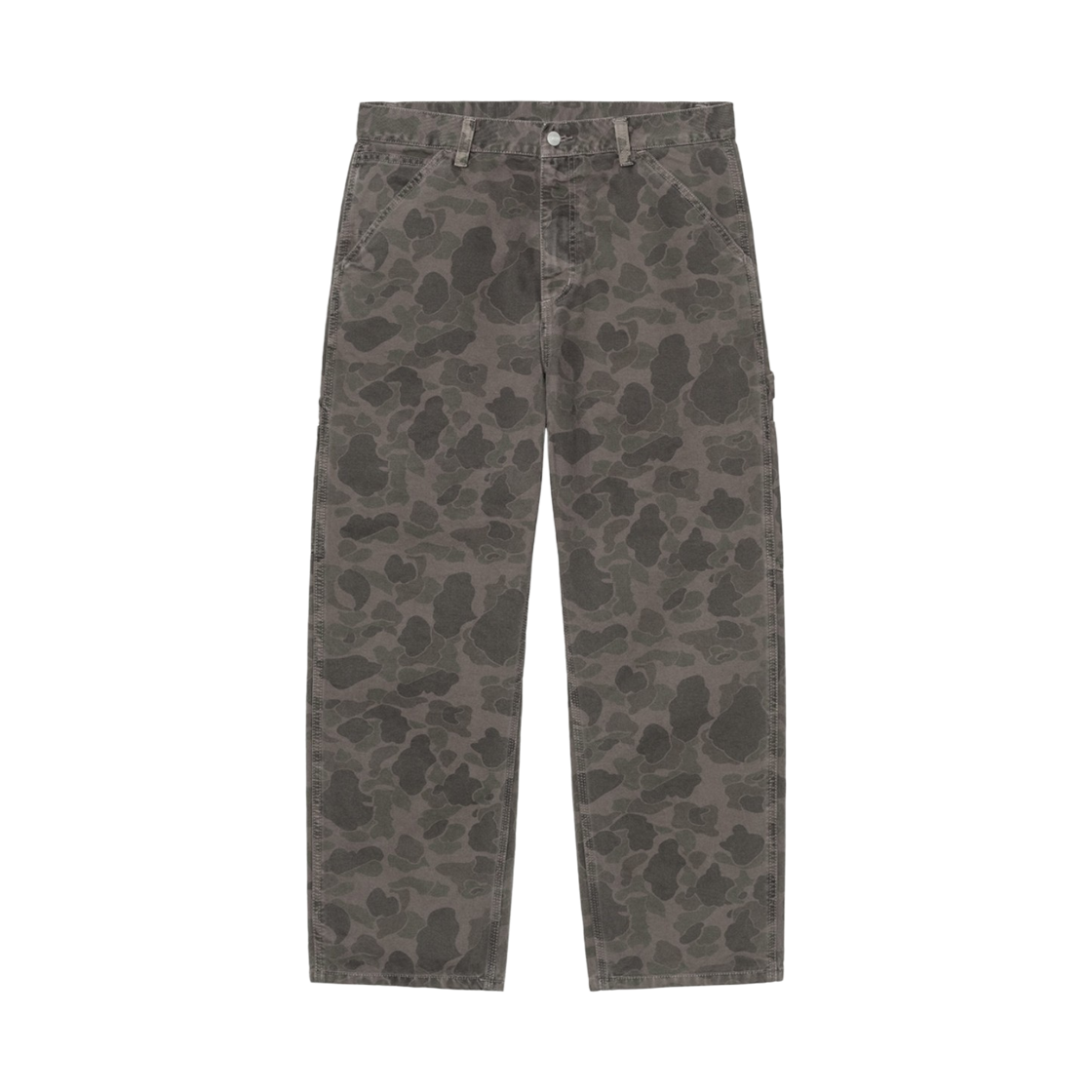 칼하트 WIP 덕 싱글 니 팬츠 카모 덕 그린 포르피리(Carhartt WIP Duck Single Knee Pants Camo Duck Green Porphyry) - 1