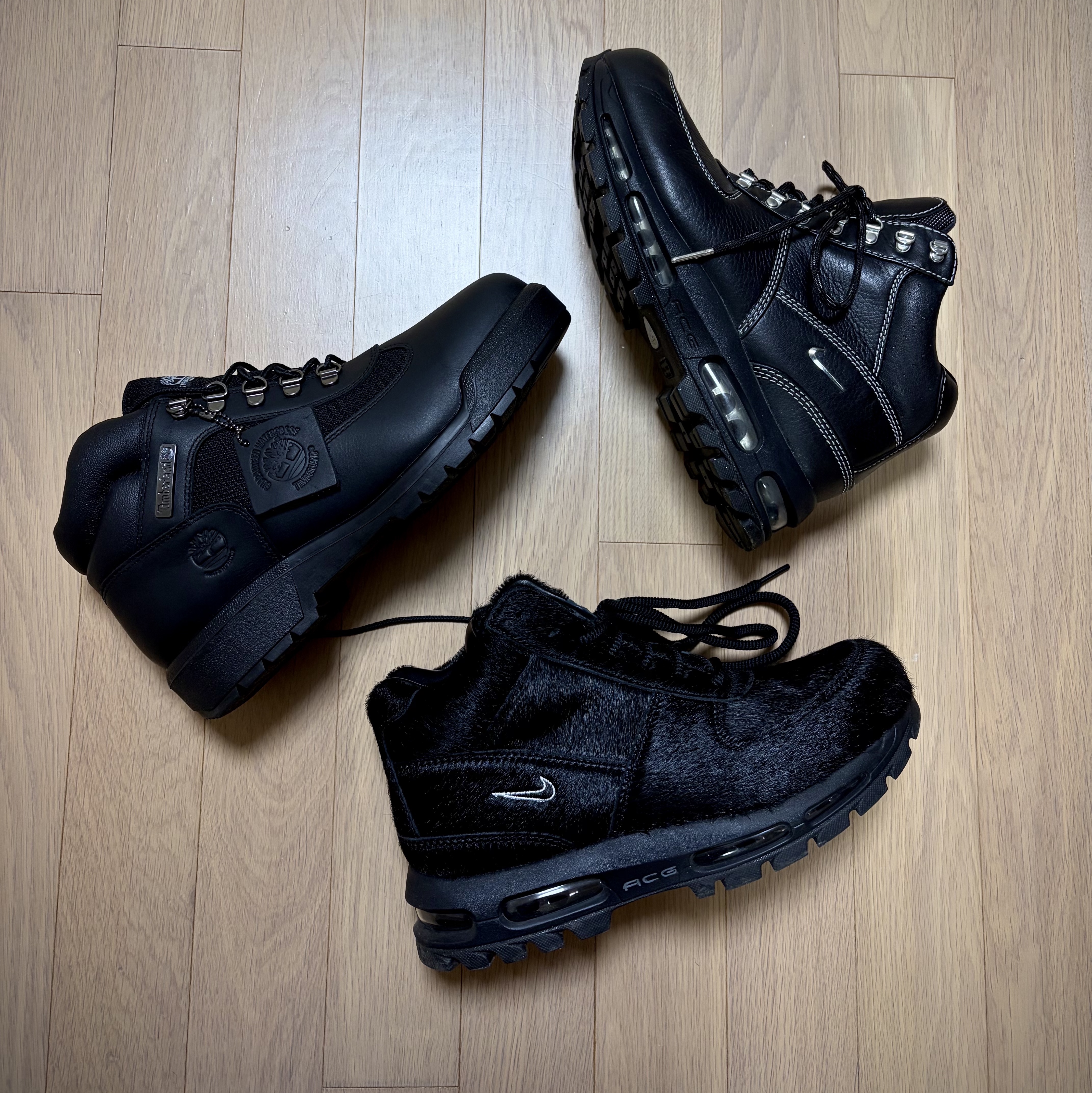 Nike Air Max Goadome QS Black, Nike Max Goadome PRM Black 착용 스타일