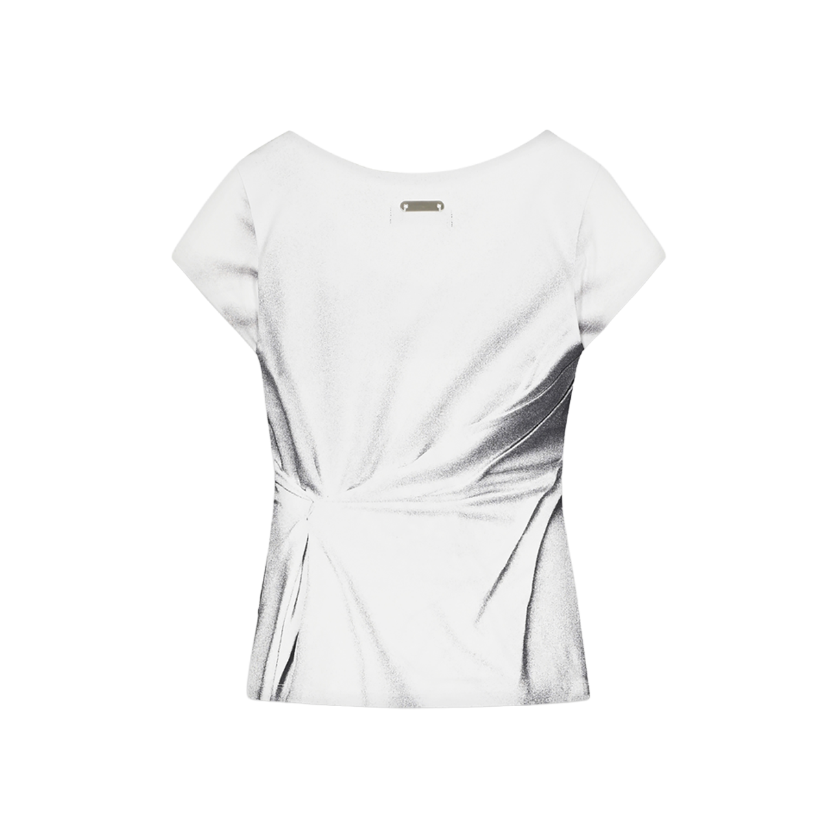 나체 우먼 펄 네클리스 프린티드 티셔츠 아이보리 - 26SS(Nache Women Pearl Necklace Printed T-Shirt Ivory - 26SS) - 2