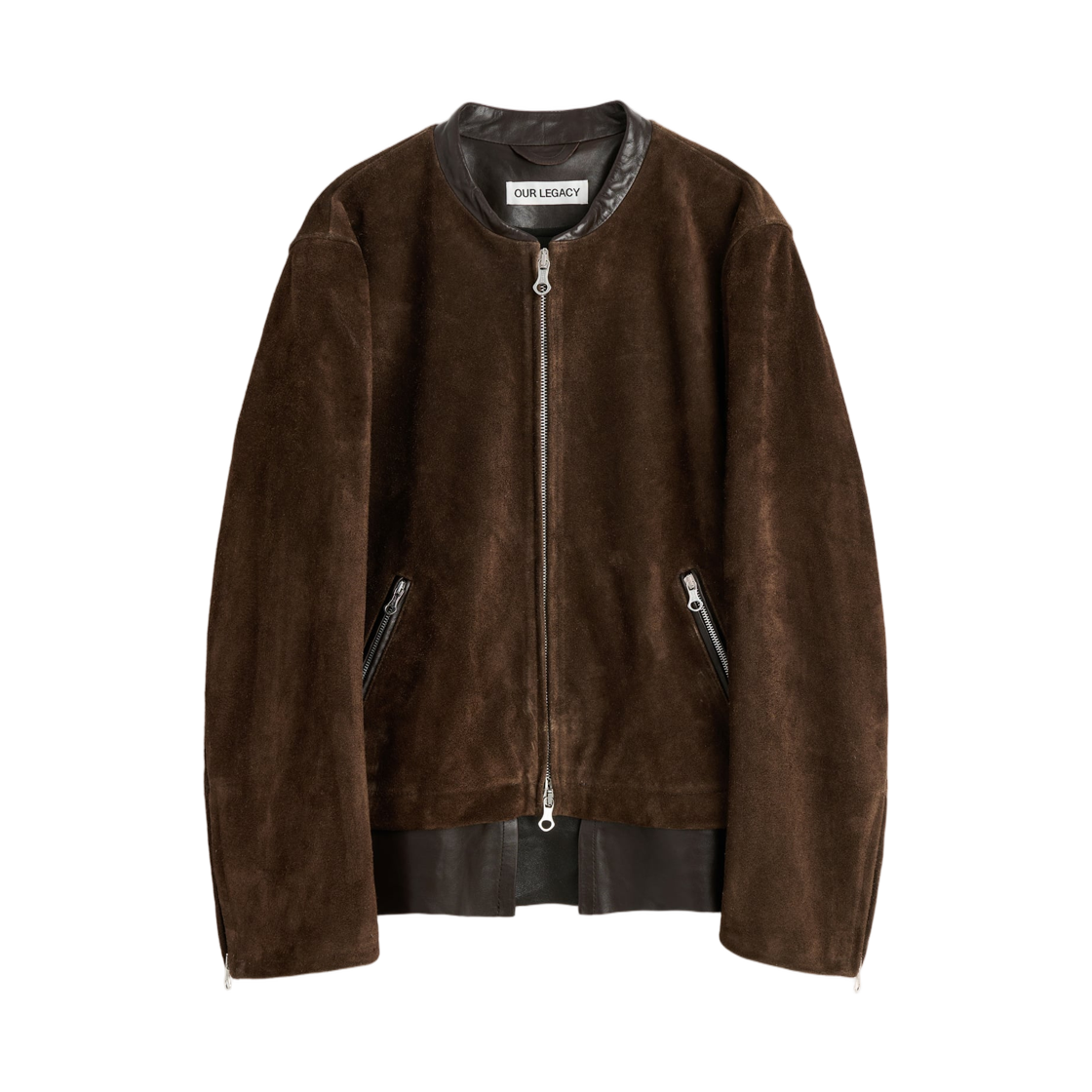 아워레가시 드리프트 자켓 웬지 브라운 웨트 스웨이드(Our Legacy Drift Jacket Wenge Brown Wet Suede)