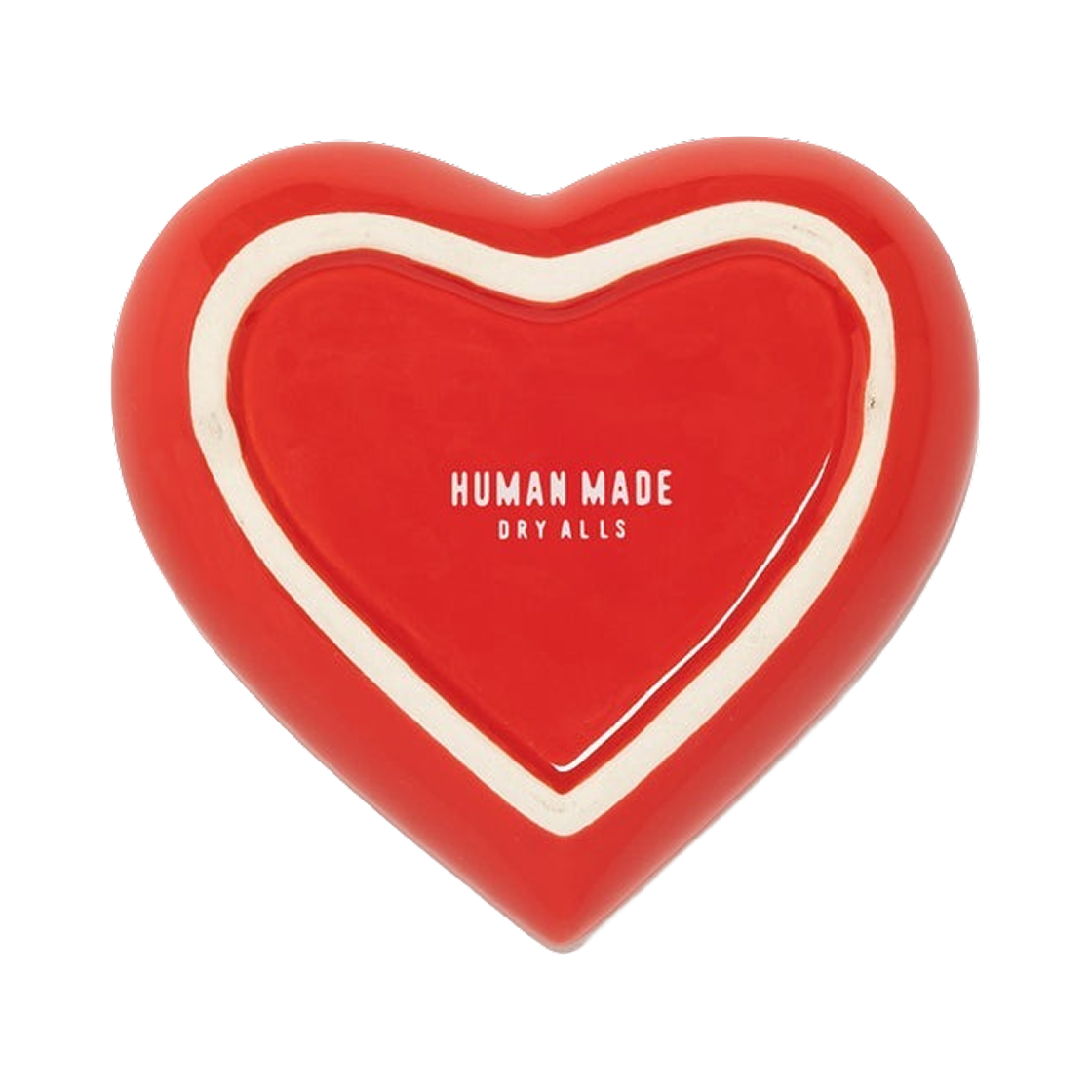 휴먼 메이드 케이코 소오토메 하트 세라믹 트레이 레드(Human Made Keiko Sootome Heart Ceramic Tray Red) - 2