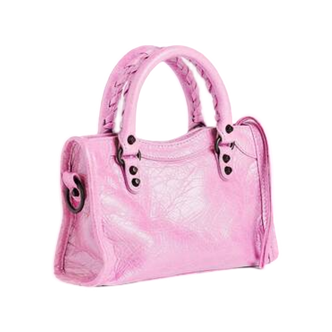 발렌시아가 르 시티 백 나노 버블리 핑크(Balenciaga Le City Bag Nano In Bubbly Pink) - 3