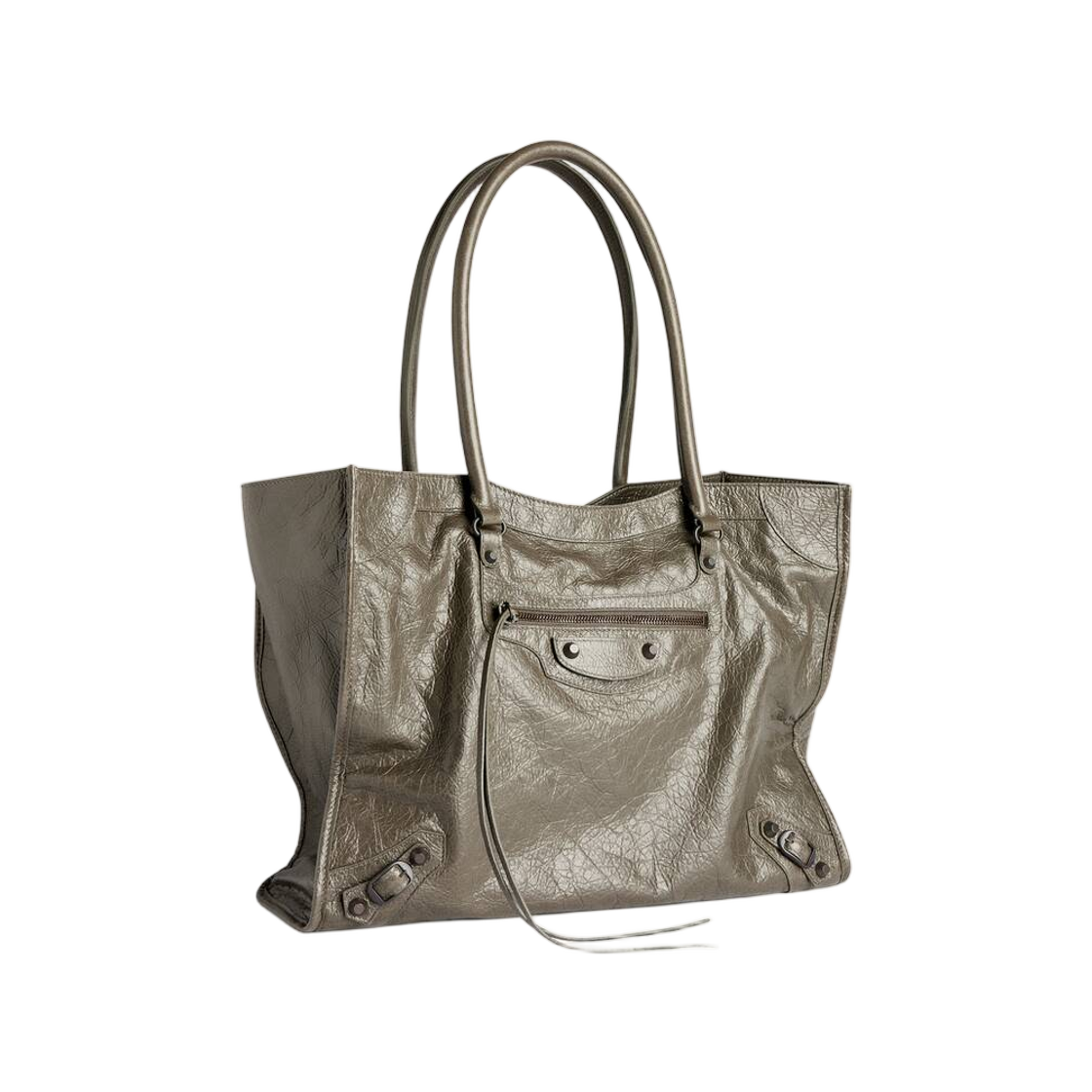 발렌시아가 르 시티 토트백 미디움 아미 그린(Balenciaga Le City Tote Bag Medium In Army Green) - 2