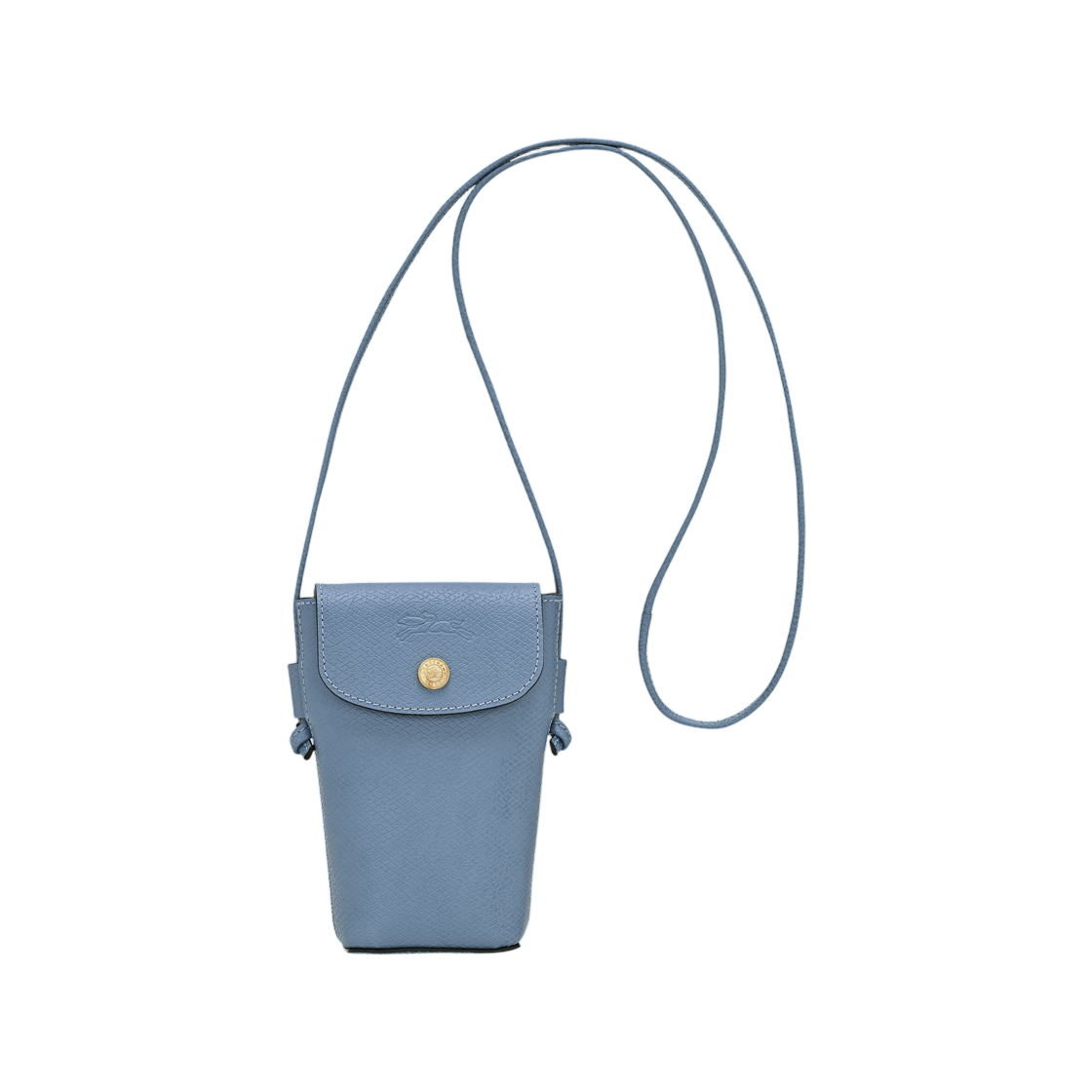 롱샴 에퓌르 폰 케이스 레더 레이스 슬레이트(Longchamp Epure Phone Case with Leather Lace Slate) - 1