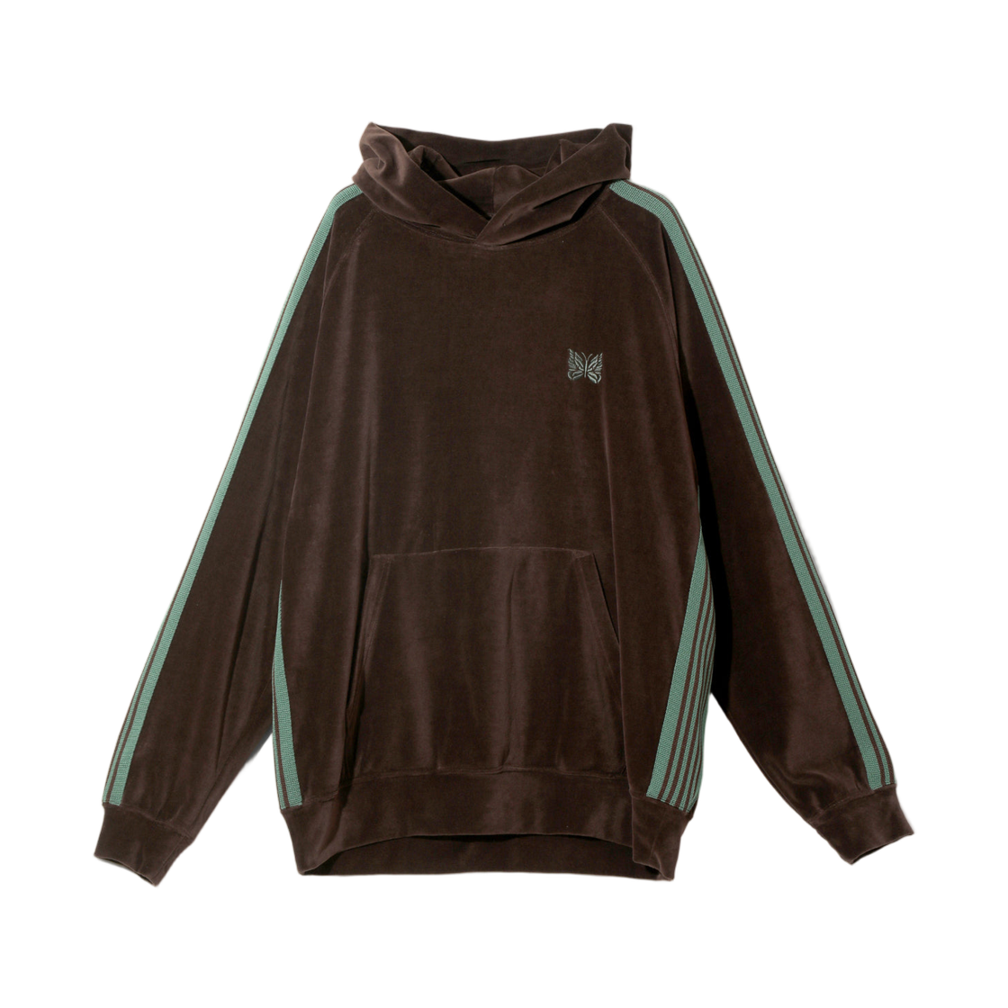 SX414C Needles Track Hoody C/PE Velour Brown