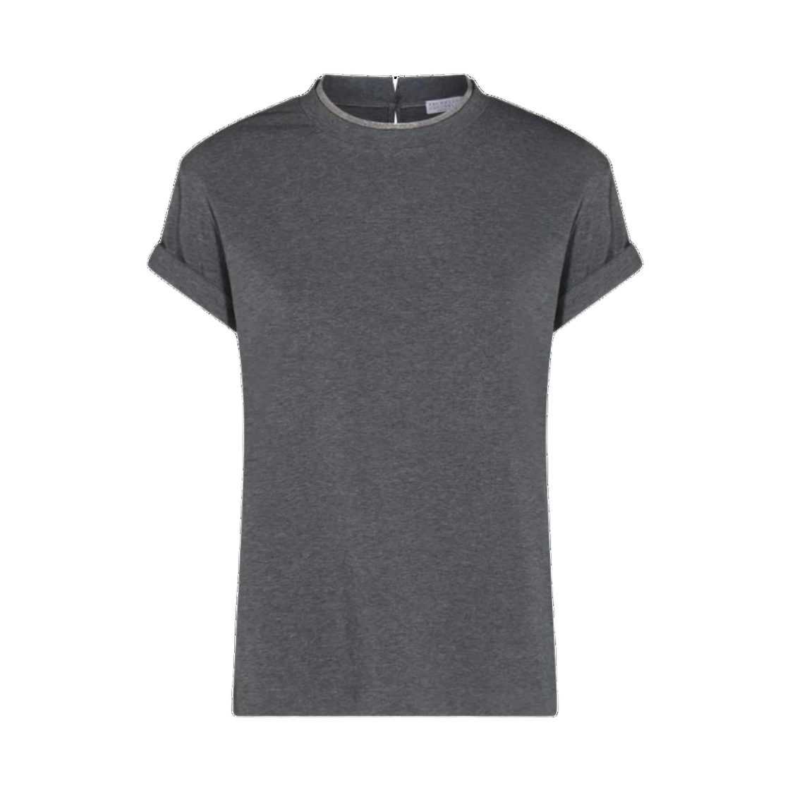 MPT18BD200 C080 24F [15% 쿠폰] (W) Brunello Cucinelli Monili Crewneck T-Shirt Grey