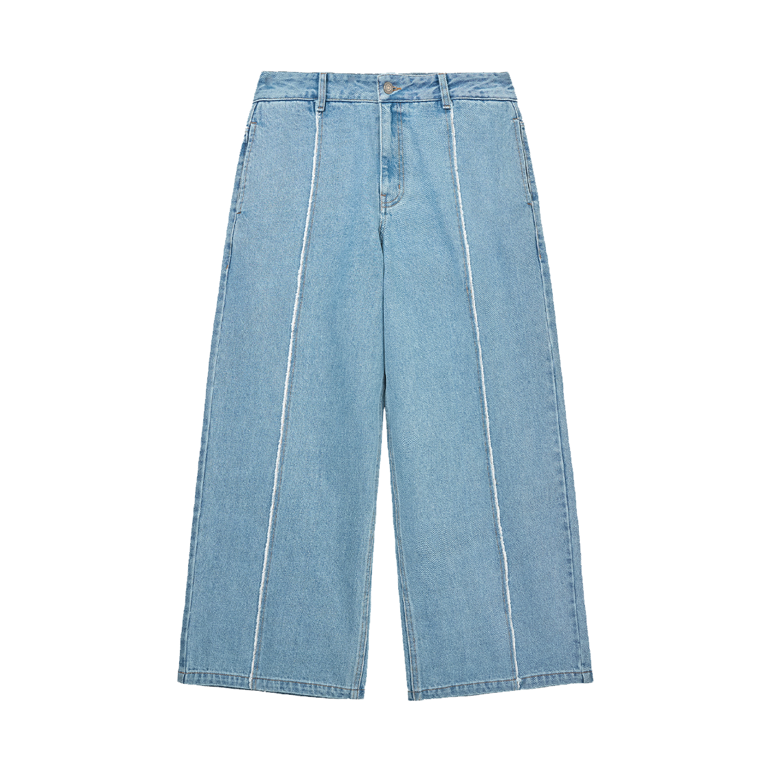BI2PT227LB ZIOSONGZIO COLLECTION Vertical Cut Denim Pants Light Blue