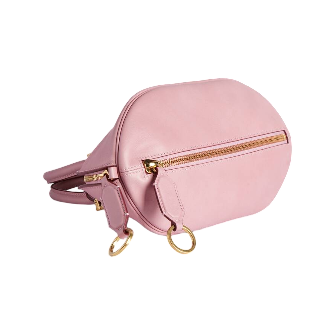 발렌시아가 볼레로 볼링백 미니 핑크 모카(Balenciaga Bolero Bowling Bag Mini In Pink Moka) - 3