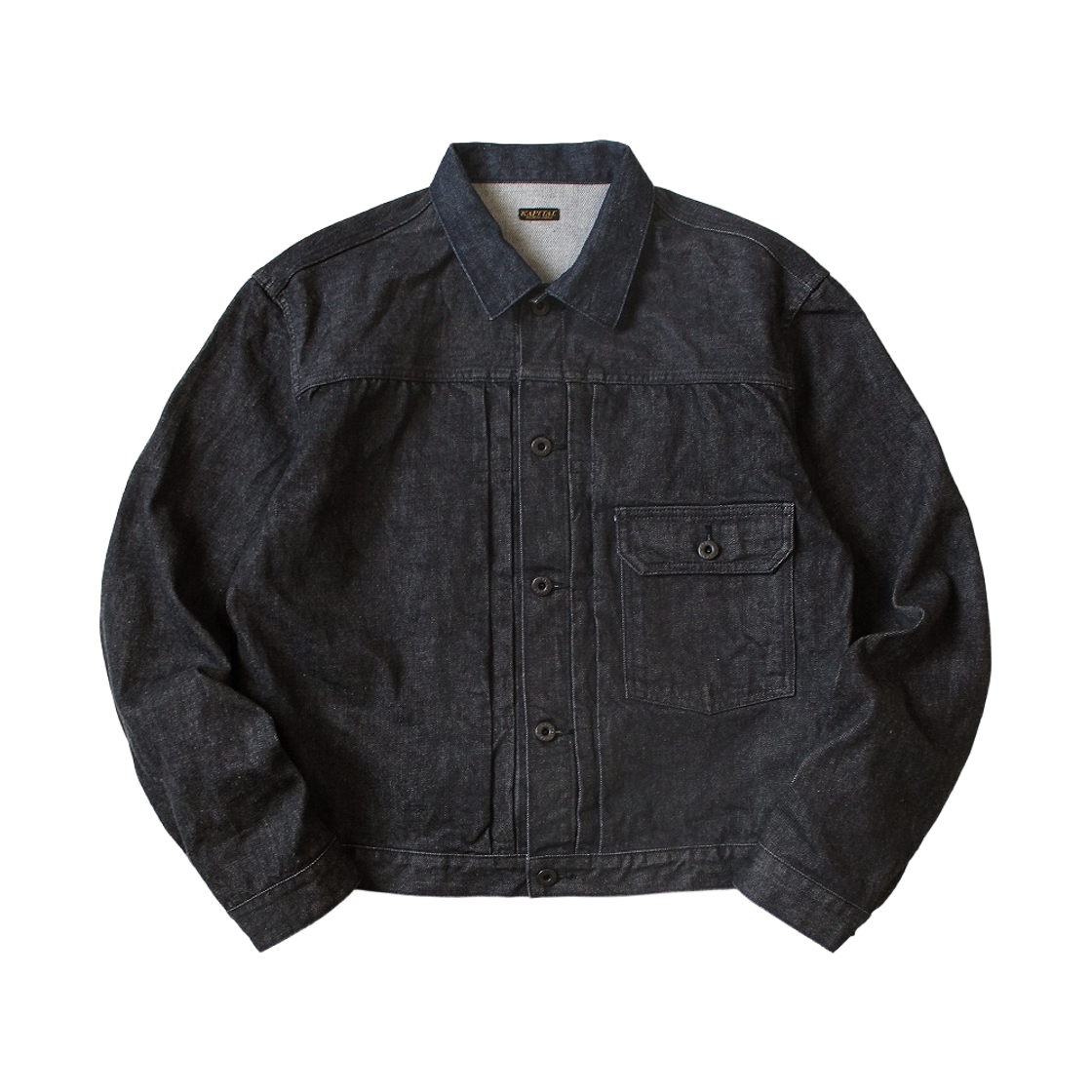 캐피탈 14온즈 데님 1st 자켓 블랙(Kapital 14oz. Denim 1st Jacket Black) - 1