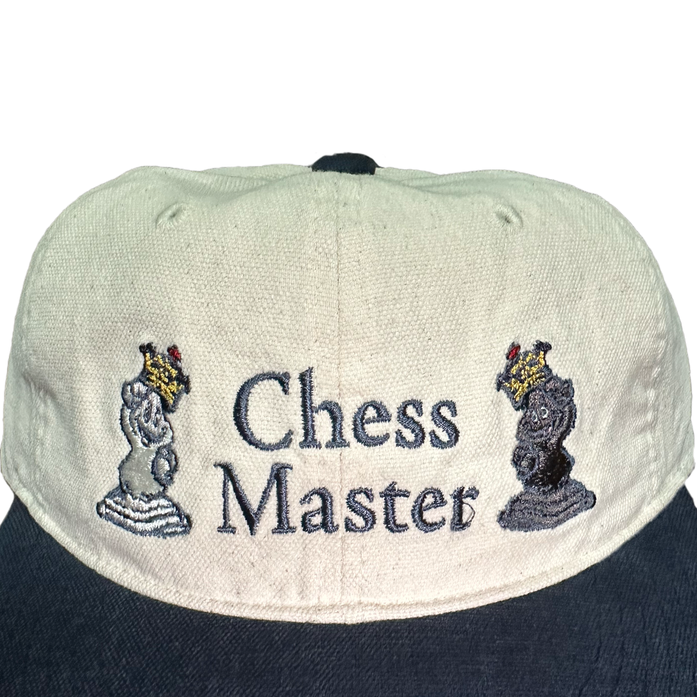 리빗 체스 마스터 캡 아이보리 네이비(RBBT Chess Master Cap Ivory Navy) - 2