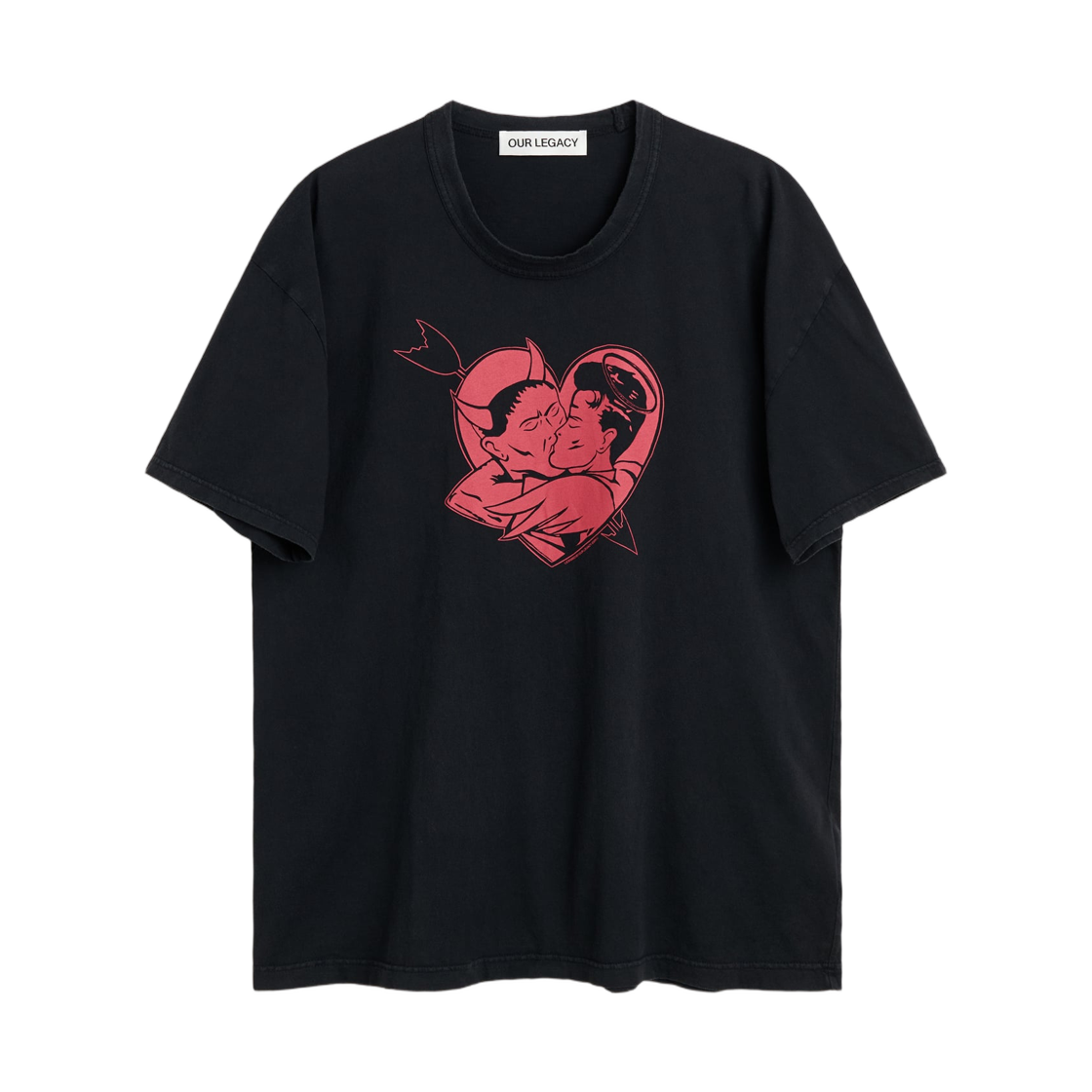 M2266LL Our Legacy Loose T-Shirt Love Story Print